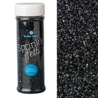 Sweets Indeed Sprinkles, Edible Sprinkle Sugar Mix, Perfect for Cake Decorations, Baking, Ice Cream, Cookies, Cupcake Topper, 5 ounces (Black)