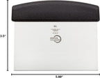 Mercer Culinary Millennia Bench Scraper, 5 7/8 Inch X 3 1/2 Inch Blade, Black Handle