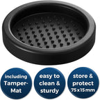 Espresso Tamper Set - 51mm Tamper and Espresso Accessories - Premium Barista Espresso Tools Hand Tamper Set