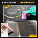 DIYSELF 1 Pack Razor Blade Scraper, Window Scraper with Razor Blade, Razor Scraper Tool for Glass, Scraper Tool Kitchen for Cleaning Stovetop, Cooktop, Oven, Paint Scraper with 10 PCS 4'' Blades