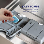 Dishwasher Cleaner and Deodorizer Tablet - Helps Remove Limescale, Mineral Buildup and Odor - Formulated to Clean Inside all Machines - 12 Cleaner Tablets…