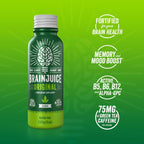 BrainJuice Focus & Energy Drink Shots, Nootropics with Alpha GPC, B Vitamins & Organic Green Tea Caffeine, Supports Focus, Memory & Clarity, Non-GMO, Gluten Free, Classic, 2.5 fl oz, 12 Pack