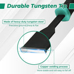 2PCS Carbide Scraper Set(1-1/4 inch & 5/8 inch),Super Gasket Scraper with Durable Tungsten Tip for Remove Gaskets, Carbon and More from Varied Surfaces