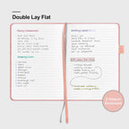 &And Per Se Lined Journal Notebook for Women&Men with Pattern, 160 Pages 100GSM Thick Paper, A5 Hardcover Journals for Writing(1 Pack, Peach Pink)