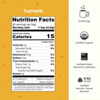 Blume Superfoods Latte - Turmeric Powder and Ginger Powder - Golden Milk, Cardamom, Ginger Root, Caffeine Free, Sugar-Free, Organic - Vegan, Keto Friendly, Gluten-Free - 25 Servings