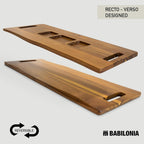 Extra Large Charcuterie Board 36 Inch Babilonia Premium Extralarge Serving Tray Acacia - Long Wood Charcuterie Board, Large Wooden Tray