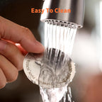 MHW-3BOMBER 58.5mm Espresso Puck Screen with Round Hole Espresso Filter 0.8mm Thickness Stainless Steel Coffee Reusable Filter for Bottomless Portafilter Filter Basket FG5590-OS