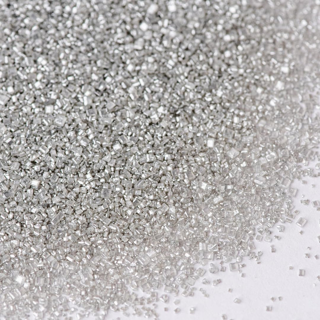 Sweets Indeed Sprinkles, Edible Sprinkle Sugar Mix, Perfect for Cake Decorations, Baking, Ice Cream, Cookies, Cupcake Topper, 5 ounces (Silver)