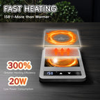 Coffee Mug Warmer & Mug Set 2025, Heated Cup for Desk with Temperature Control and Smart Auto Shut Off, 14oz