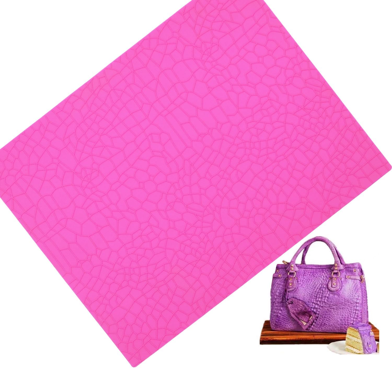 Embossing Lace Fondant Molds,Cake Fondant Impression Mat, Silicone Molds for Cake Decorating