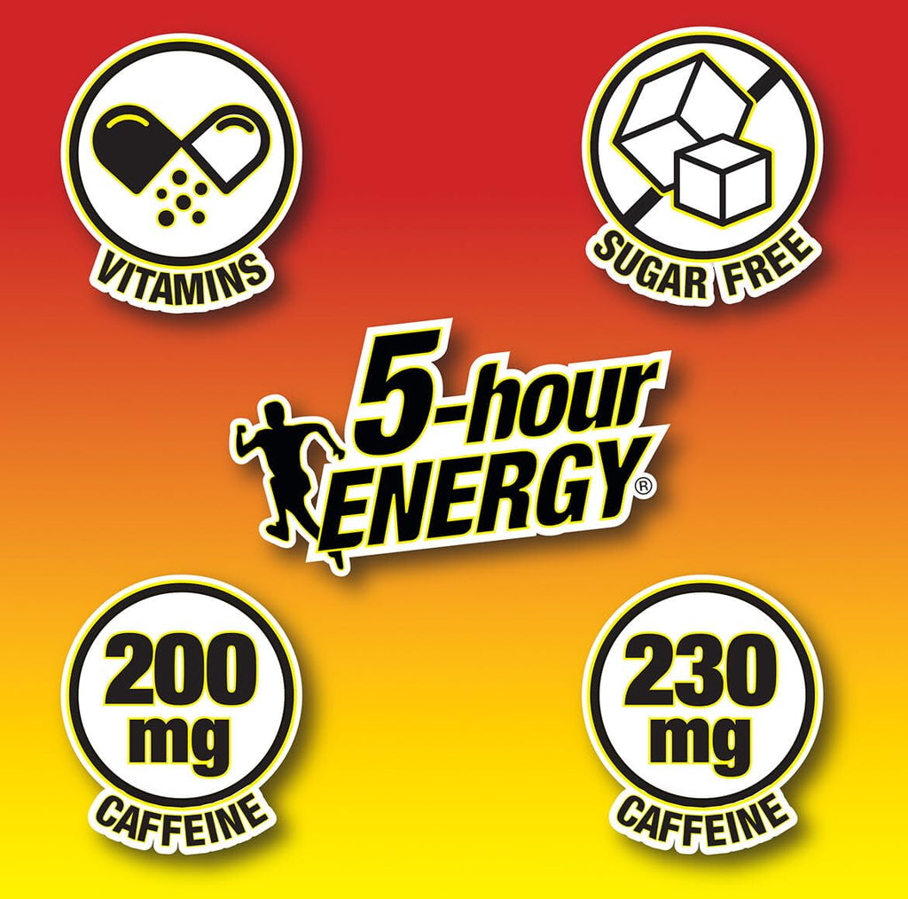 5-hour ENERGY Extra Strength Gamer Shots, Apple Bash Flavor, 1.93 Fl oz (Pack of 24)