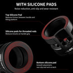 MHW-3BOMBER 58mm Espresso Tamping Station, Adjustable Height Bottomless Portafilter Tamping Station with Non-slip Silicone for 58mm Espresso Machines, Aluminum Alloy, YU Series, T5839-OS