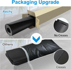 AECHY Silicone Mats for Kitchen Counter 47"x23.6"x0.08”, Largest Heat Resistant Mat Shipped Rolled Up Kitchen Island Silicone Countertop Protector Mat Nonslip Extra Large Counter Mat, Black