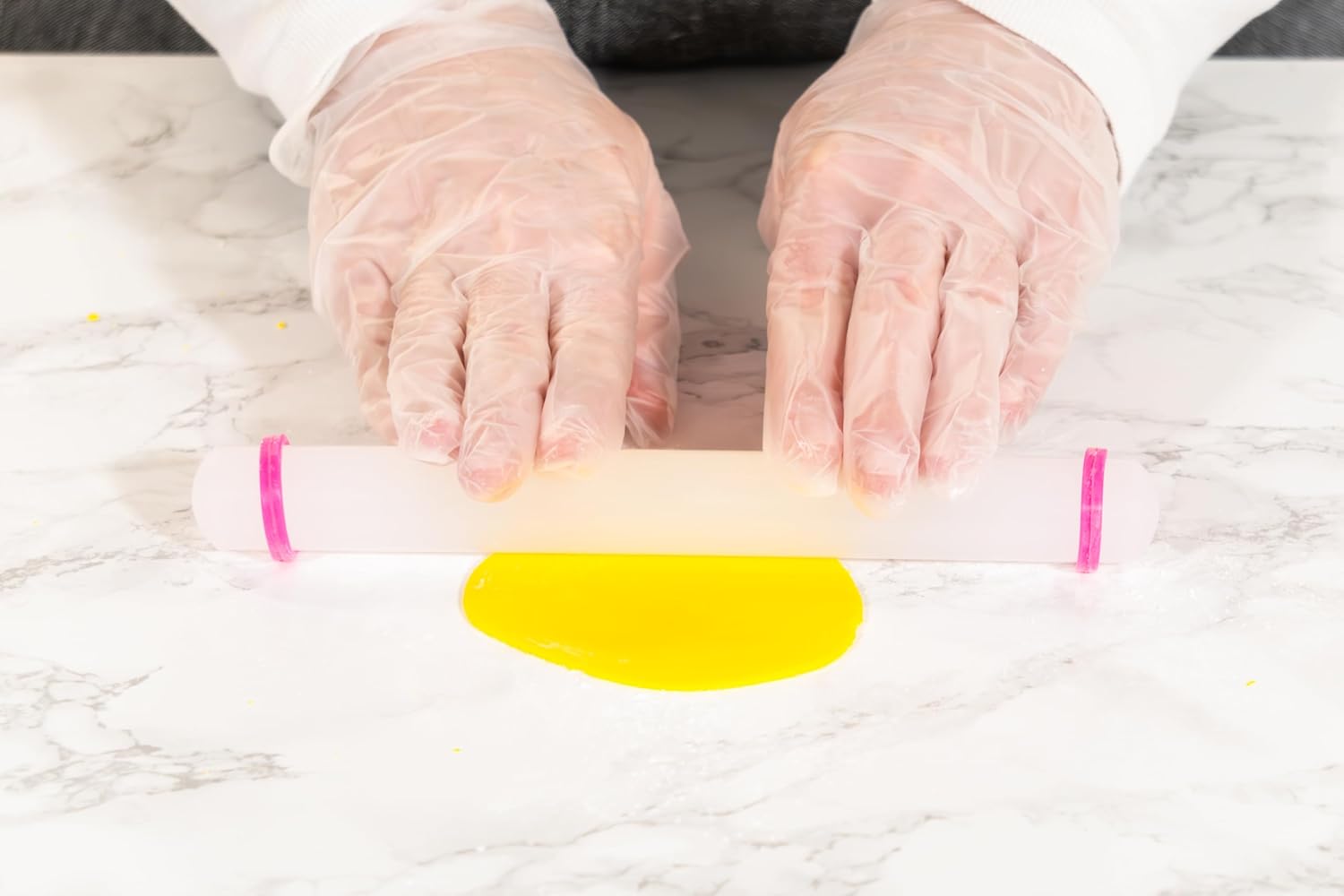 Bakerpan Fondant Roller 3 Size Set, for Rolling Fondant, Gum Paste, Dough, Large, Medium and Small Rolling Pins with Thickness Rings, 19.5", 13", 9" Rollers