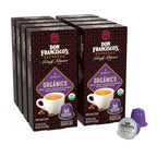 Don Francisco's Organico Espresso Pods: 80 Dark Roast Aluminum Capsules, Intensity 7, Compatible with Nespresso Original Line Machines - Bold Cuban-Style coffee with Caramel Notes
