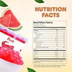 Fanale Watermelon Popping Boba Pearls, Vegan, Non GMO, Gluten Free, Fat Free, Perfect for Bubble Tea, Smoothies, Ice Cream, Desserts, and Beverages.