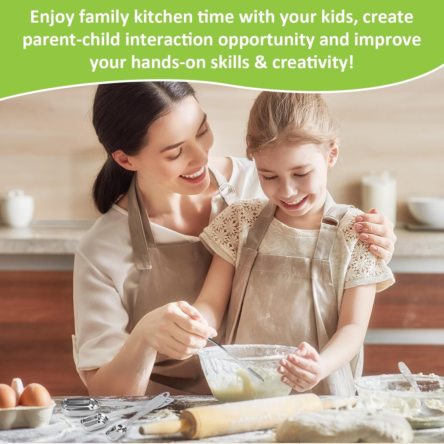 2 Pcs 3/4 Teaspoon(| 3.75 mL | 3/4 Tsp | 1/4 Tbsp | 3.75 cc | 1/8 oz) Stainless Steel Single Measuring Spoon, Long Handle Metal Measuring Spoon, Kitchen Gadgets for Cooking & Baking