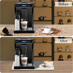 Bloss Coffee Mat, Super Absorbent Dish Drying Mat, Coffee Bar Mat, Kitchen Counter Mat, Hide Stain Rubber Backed Dish Drying Pad(12.2"x19.7", Off White)