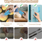 Professional Bread Lame,Upgraded Extractable & Magnetic Bread Lame Dough Scoring Tool,Premium Sourdough scoring tool for Sourdough Bread baking & Bread Making Tools,Includes 10 Razor Blades (Blue)