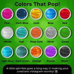 Bulk (20g) Luster Dust Edible Cake Decorations, Edible Luster Dust for Cakes, Light Green Edible Luster Dust for Cupcake Decorations, Cake Drip, Edible Paint, Light Green Edible Shimmer Dust for Drinks