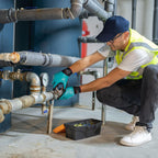 KAYGO Waterproof Work Gloves for Men and Women, Rubber Coated Non-slip Working Gloves for Garden, Outdoor Construction,KG150,Blue,L