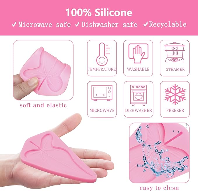 Tropical Leaf Silicone Molds, Succulents Trailing Leaves Chocolate Molds, Hawaii Theme Fondant Baking for Cake Decoration Cupcake Topper Candy Sugar Craft Gum Paste Clay Resin (LC74)