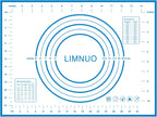 Silicone Baking Mat，Non Stick Rolling Dough with Measurements for Pie Pizza Cookies Fondant Making，Extra Thick Non Slip Silicone Pastry Mat