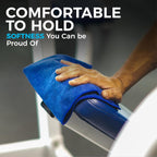 The Rag Company - All-Purpose Microfiber Terry Cleaning Towels - Commercial Grade, Highly Absorbent, Lint-Free, Streak-Free, Kitchens, Bathrooms, Offices, 300gsm, 16in x 16in, Red (12-Pack)