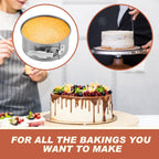 4 Pcs 4 Inch Non Stick Springform Pan with Removable Bottom Carbon Steel Round Springform Cheesecake Pan with Stainless Steel Spring Buckles for Baking Kitchens Restaurant(Gray)