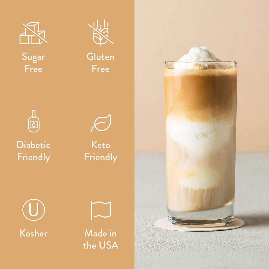 Jordan's Skinny Syrups Sugar Free Coffee Syrup, White Chocolate Flavor Mix, Zero Calorie Flavoring for Lattes, Protein Shake, Cocktail & More, Gluten Free, Keto Friendly, 25.4 Fl Oz (Pack of 2)