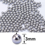 1500 PCS Metal Cleaning Beads Reusable Decanter Beads for Glass Bottles, 304 Stainless Steel Water Bottle Cleaner Balls 3mm Wine Glass Cleaning Beads for Decanters Vases Carafes, Wine Accessories