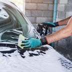 KAYGO Waterproof Work Gloves for Men and Women, Rubber Coated Non-slip Working Gloves for Garden, Outdoor Construction,3 pairs,Blue,L