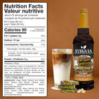 Syruvia Dubai Chocolate Coffee Syrup - 25.4 fl oz - Kosher Syrups, Gluten Free, No Coloring, Perfect for Drinks, Soda, Shakes, Desserts, and More.