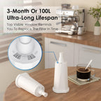 Waterdrop Coffee Filter, Replacement for Breville® Water Filter, Breville® Express Espresso Machine Water Filter, Breville® Barista Touch, Oracle® Touch BES990, TÜV SÜD Certified, 4 Packs