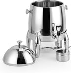 [3 Gallon capacity] Stainless Steel Hot Beverage Dispenser durable and long-lasting Chafer Urn with Chrome Accents - 48 cup