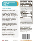Molibake Vanilla Muffin Mix – Pack of 2 – Premium Vanilla Muffins Baking Mix for Home Oven and Muffin Maker – 14 oz – All-Natural Easy-to-Use Mix for Fluffy, Bakery-Style Homemade Muffins