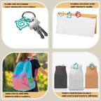 Animal Bookmark Silicone Mold Kit 12-in-1 - Cat Paw, Shark & Bat Shapes for Resin Memorial Art, Quick Release DIY Pet Keepsake Gifts (Animal Paperclip Mold)