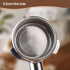 54 mm Bottomless Portafilter with Puck Screen, 3 Ears Espresso Portafilter Compatible with Breville Barista Express Machines,Stainless Steel Por tafilter and ABS Handle for kitchen