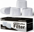 12-Pack Charcoal Water Filters Compatible with Breville BWF100 Machines, Breville Espresso Machine Water Filter Replacement