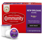 Community Coffee New Orleans Blend 36 Count Coffee Pods, Special Dark Roast, Compatible with Keurig 2.0 K-Cup Brewers, 12 Count (Pack of 3)
