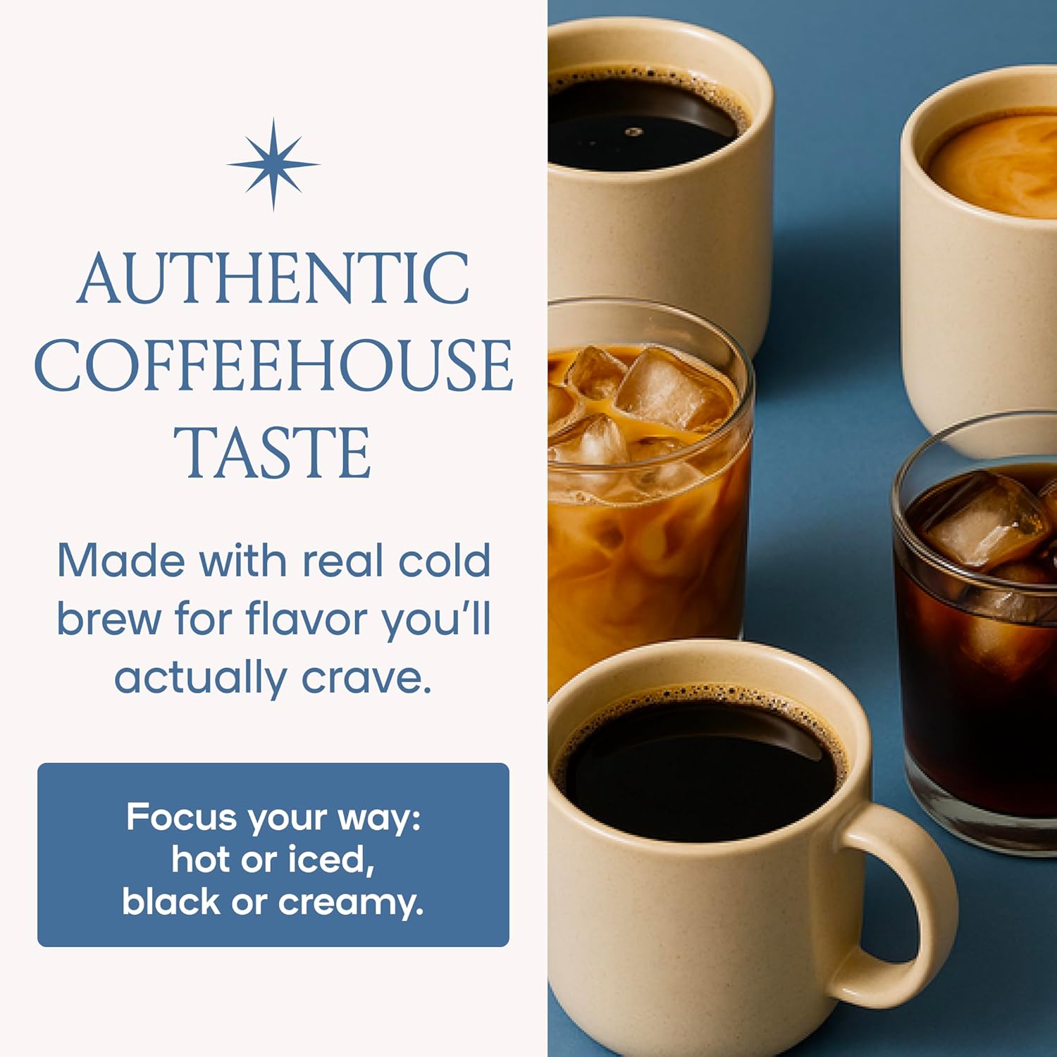 SPACE AND TIME Focus - Mushroom Coffee - 20 Cups of Focus, Productivity & Clean Energy - Instant Mushroom Coffee with Lions Mane, Cordyceps & L-Theanine