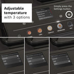 Bosch 500 Series Fully Automatic Espresso and Coffee Machine – Touch Control Panel, Milk Hose, Ceramic Grinder, Uses Beans & Ground Coffee, 9 One-Touch Drinks, in Black TPU40109