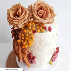 Cake Decorating Stencil for Tall Buttercream Cake, Royal Icing, Ganache, Paint, Airbrush (VEREN)