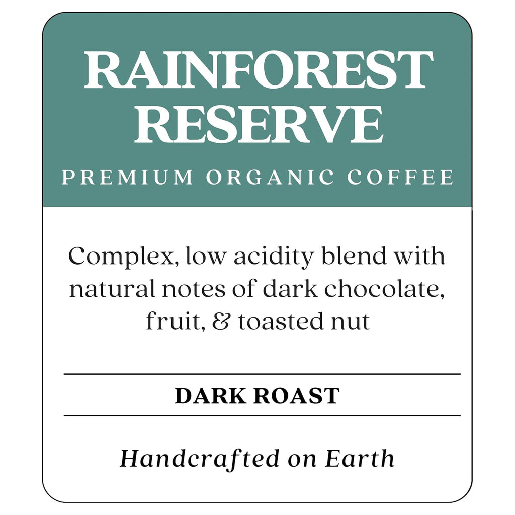 Copper Moon Single Serve Coffee Pods for Keurig K-Cup Brewers, Dark Roast, Rainforest Reserve Blend, 36 Count