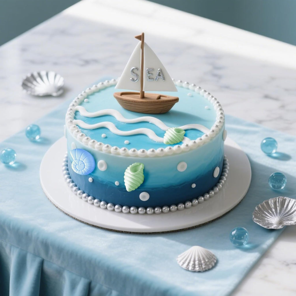 2-Pack rice flour Seashell Silicone Molds for Chocolate Candy Baking Decorations rice flour