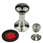 The Force Tamper Automatic Impact Adjustable Constant Pressure and Autoleveling Coffee Tamper Black Mirror Jellyfish AL Handle Set Pro (C-Ripple Distribute Set, 58.50mm)