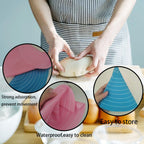 Round Baking Mat, Cake Turntable Mat, Cake Mat Round Silicone Baking Mat, 12 In Pink Cakes Pastry Mat for CakeTurntable Bracket