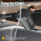 BIZEWO Milk Frother Electric, Warm and Cold Milk Steamer, 4 IN 1 Automatic Milk Warmer Stainless Steel with Touch Screen for Coffee, Latte, Macchiato, Cappuccino, Hot Chocolate