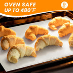 Silicone Baking Mat Roll -Non-Stick Dough Rolling Mat, Food Grade Pastry Baking Mat, Non-slip Silicone Kitchen Counter Mat, Reusable Air Fryer Mat, Washable Oil-Proof Refrigerator Liners