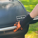 Outset Heat Resistant Grill Glove, Set of 1 with Flames Design